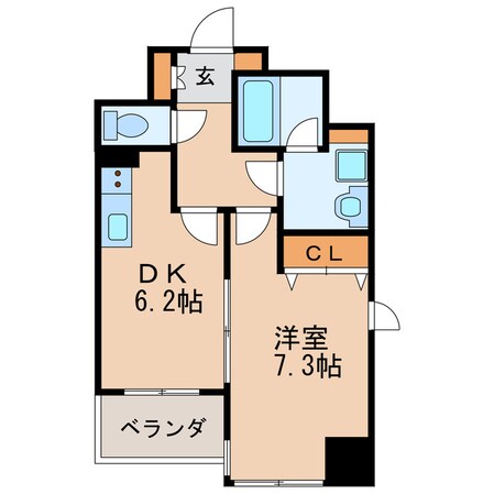 ディアコート白川の物件間取画像